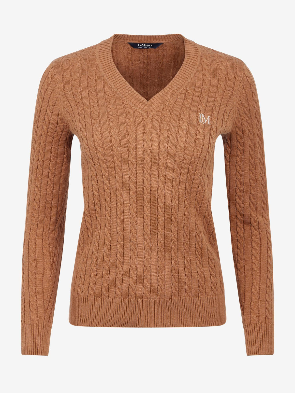 LeMieux Carla Cable V-Neck Knit Jumper