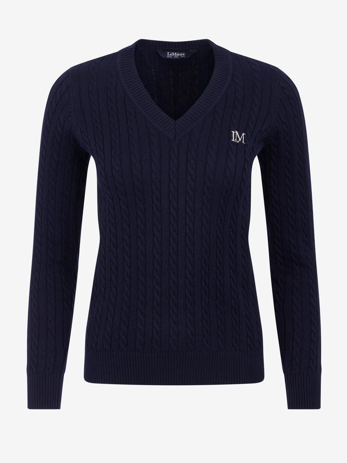 LeMieux Carla Cable V-Neck Knit Jumper