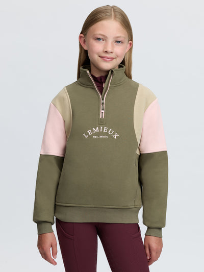 LeMieux Young Rider Viola Quarter Zip Sweatshirt