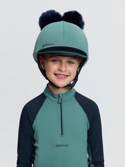 LeMieux Mini Double Pom Hat Silk