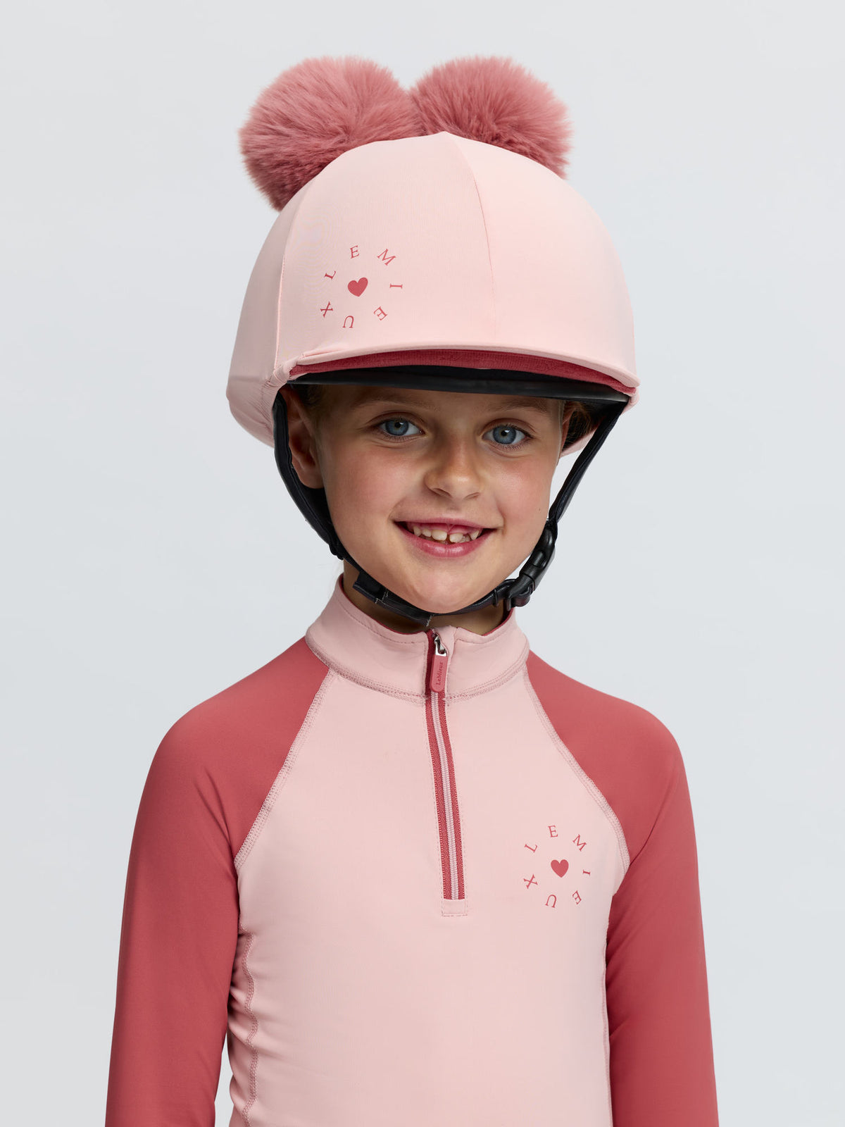 LeMieux Mini Double Pom Hat Silk