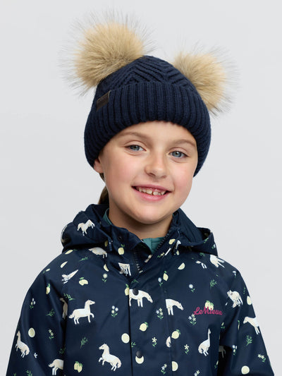 LeMieux Mini Double Pom Beanie