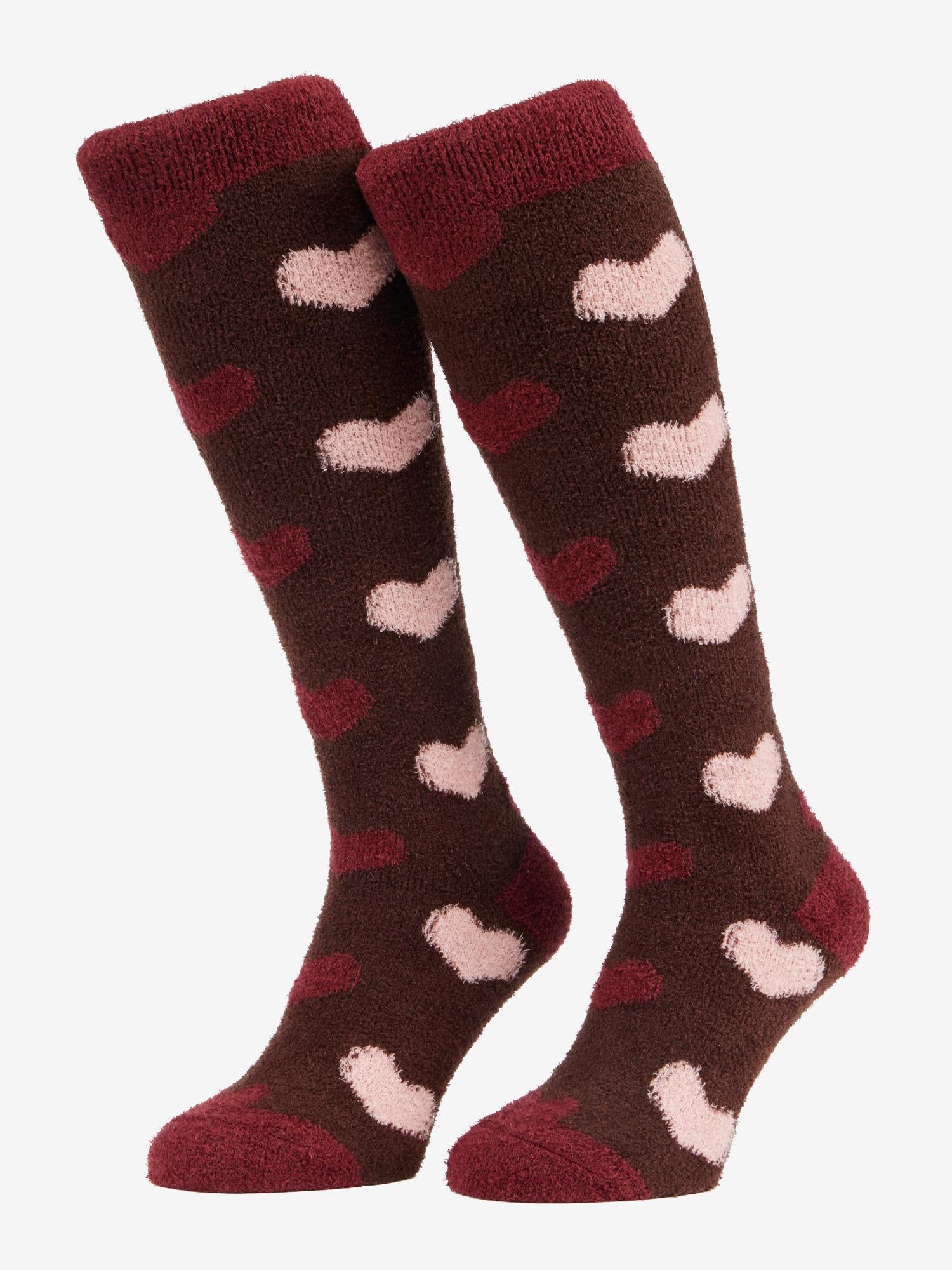 LeMieux Heart Fluffies Socks