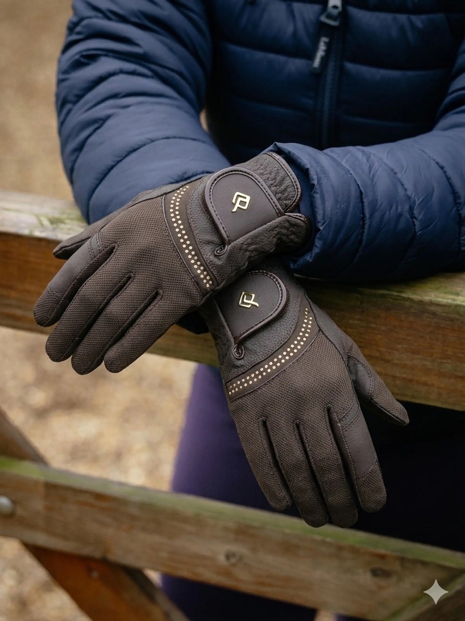 LeMieux Crystal Gloves