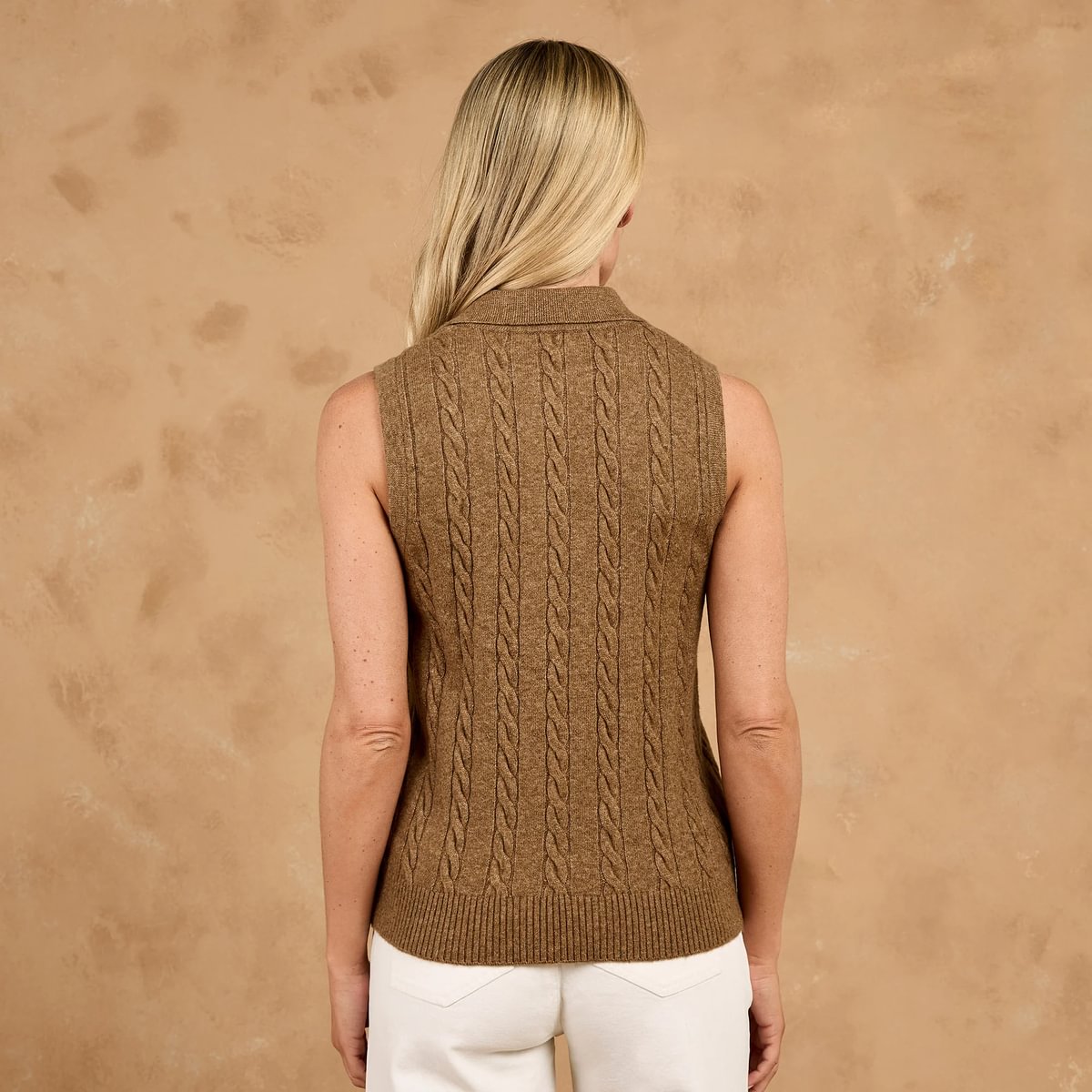 Toggi Kessel Women's Sleeveless Cable Knit Top