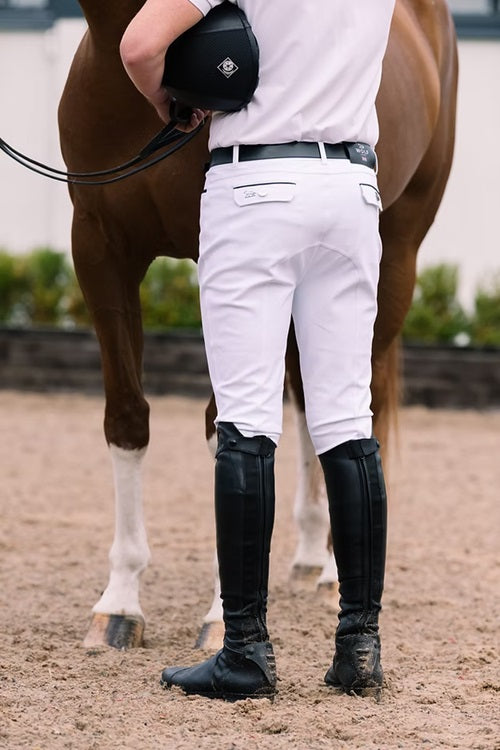 Wolf London Mens White Rowland Competition Breeches
