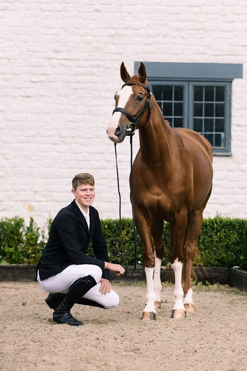 Wolf London Mens White Rowland Competition Breeches