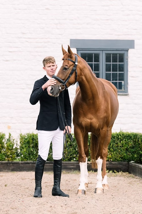 Wolf London Mens White Rowland Competition Breeches