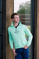 Wolf London Unisex Mint Green Minchinhampton Quarterzip