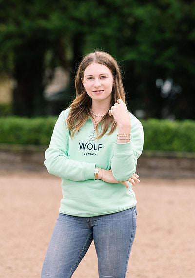 Wolf London Unisex Mint Green Minchinhampton Quarterzip
