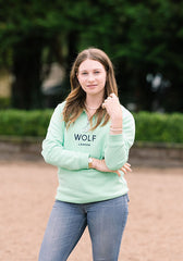 Wolf London Unisex Mint Green Minchinhampton Quarterzip
