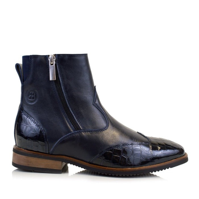 Monroe Blue Short Boot