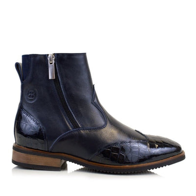 Monroe Blue Short Boot