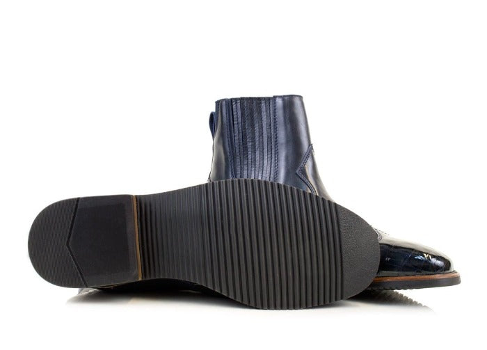Monroe Blue Short Boot