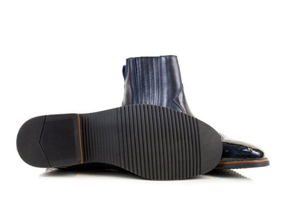 Monroe Blue Short Boot