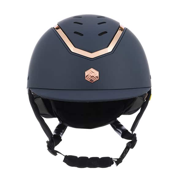Navy Matte / Rose Gold / Small (52-55)