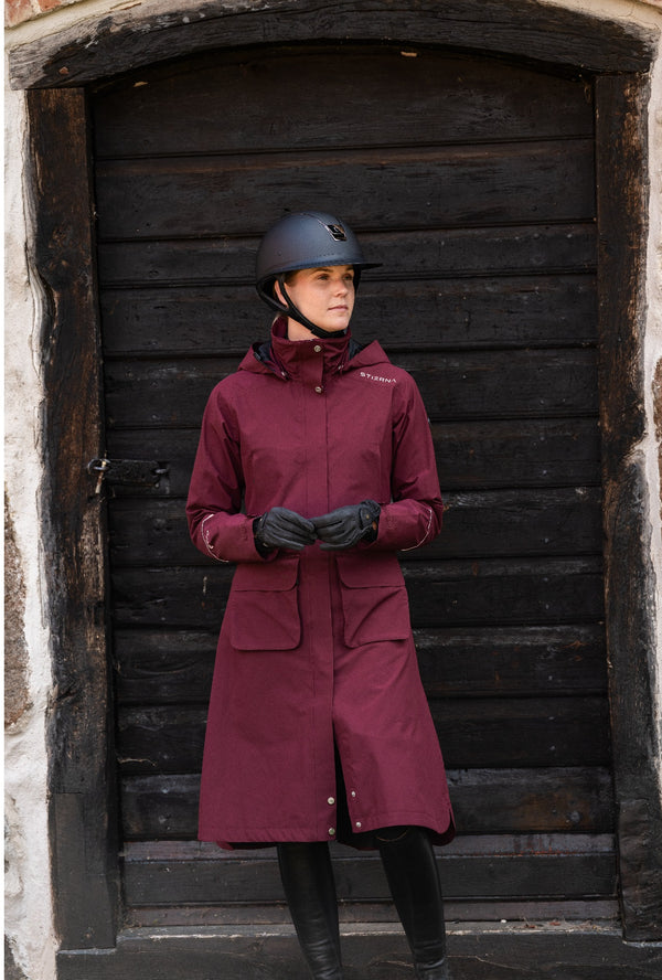 Stierna Nova Rain Coat - Merlot