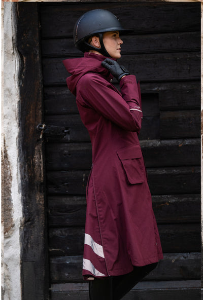Stierna Nova Rain Coat - Merlot