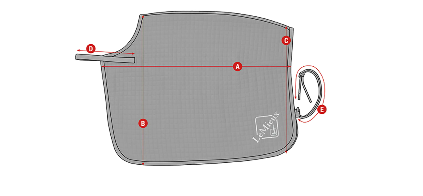 LeMieux Arika Clima-Tek Quarter Sheet Navy
