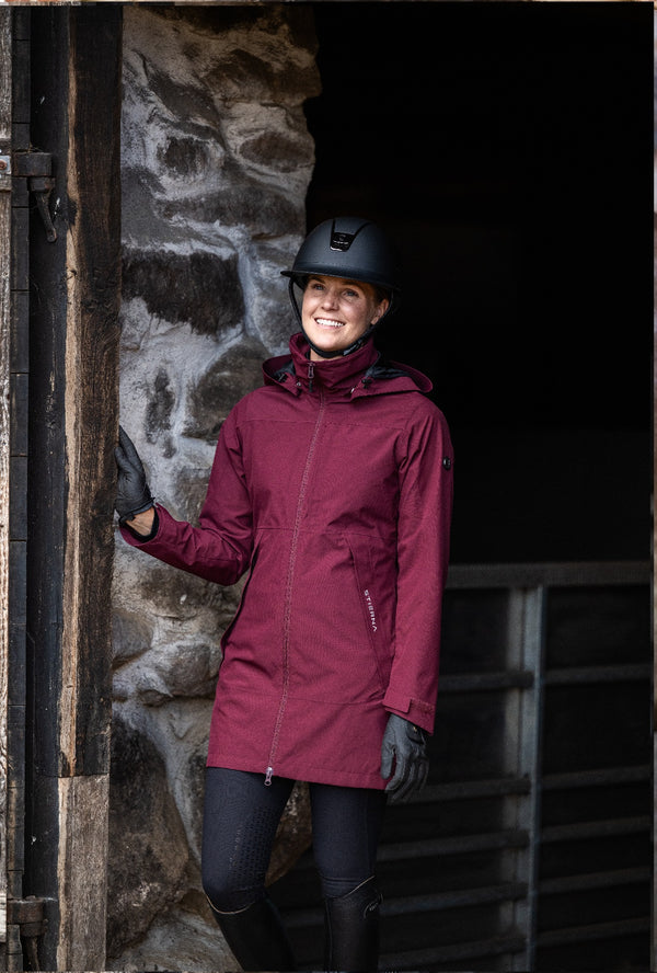 Stierna Storm Rain Coat - Merlot