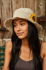 Pachamama Sunflower Hemp/Cotton Hat