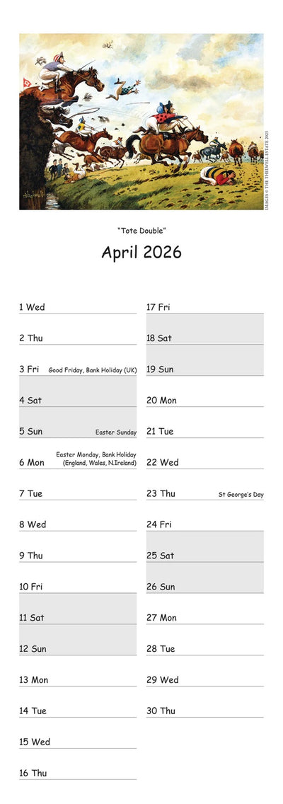 Thewell Pony Calendar 2026