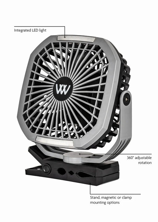 Woof Wear Rechargeable Multi-Mount Fan
