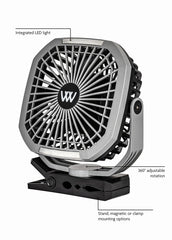 Woof Wear Rechargeable Multi-Mount Fan