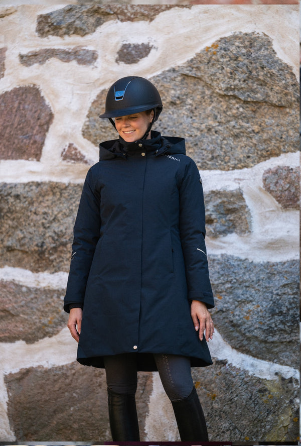Stierna Winter Short Coat - Midnight Navy