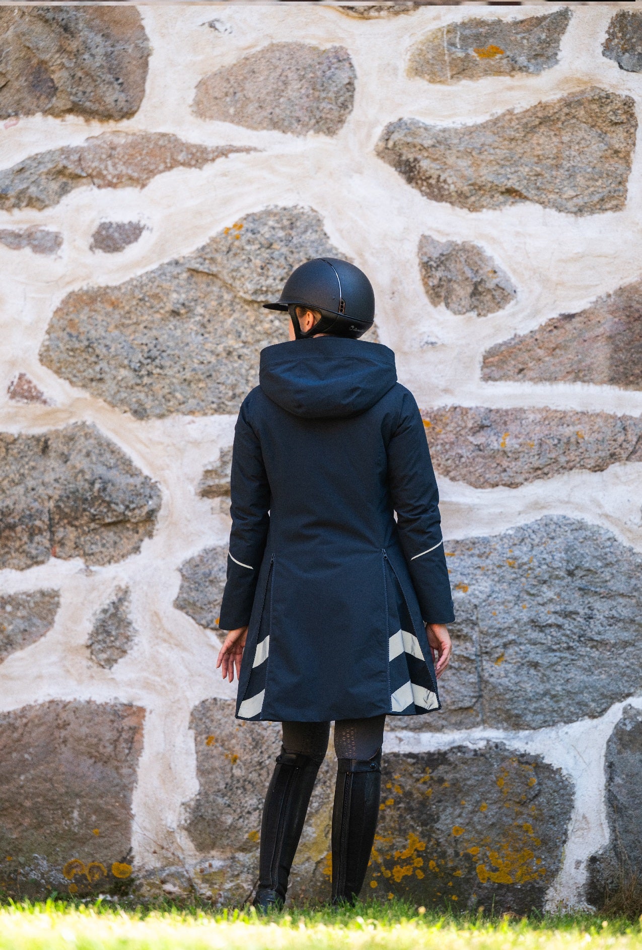 Stierna Winter Short Coat - Midnight Navy