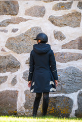 Stierna Winter Short Coat - Midnight Navy