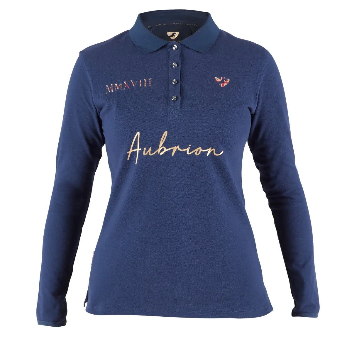 Aubrion Team Long Sleeve Polo