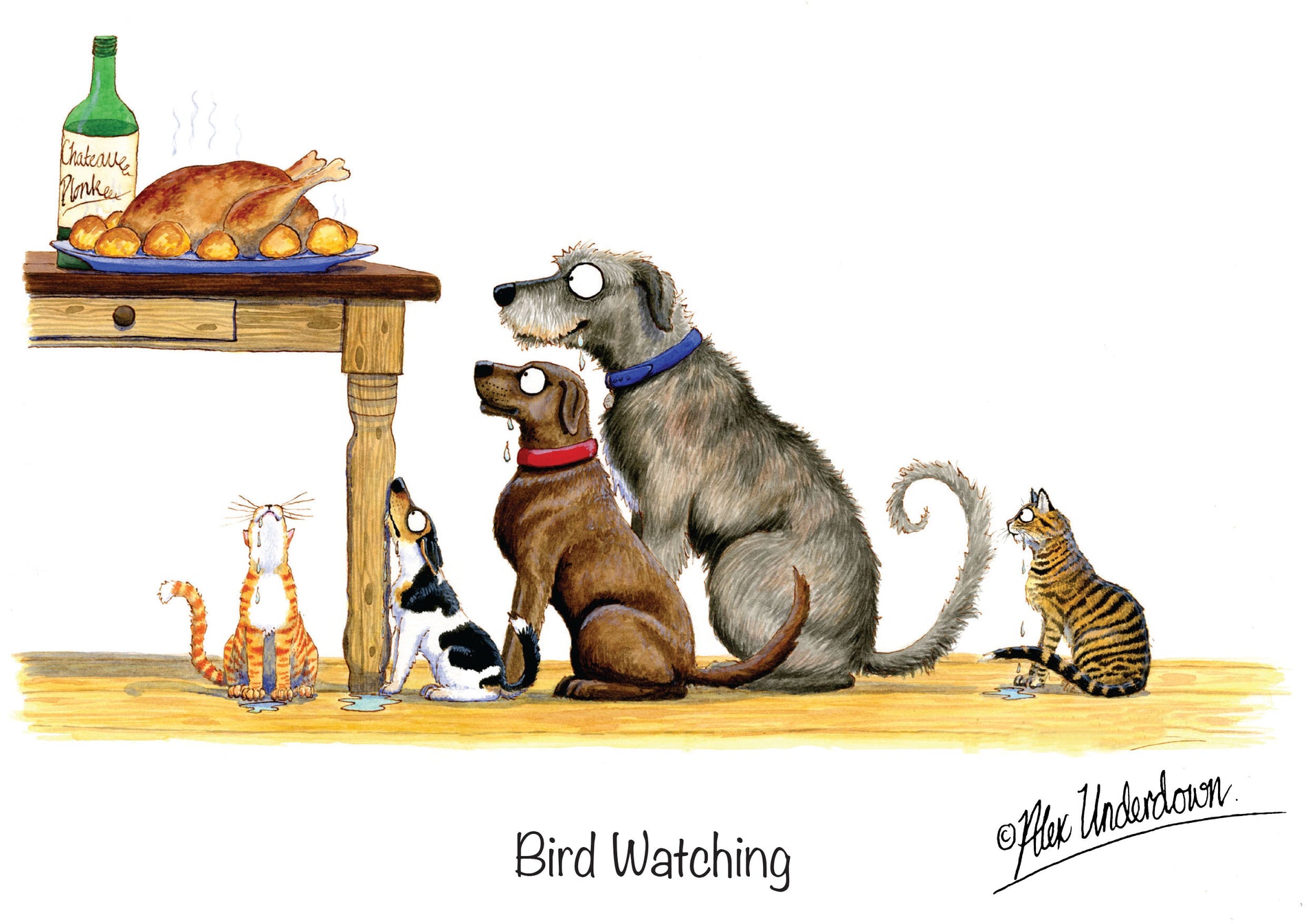 Dog Greeting Cards - Alex Underdown