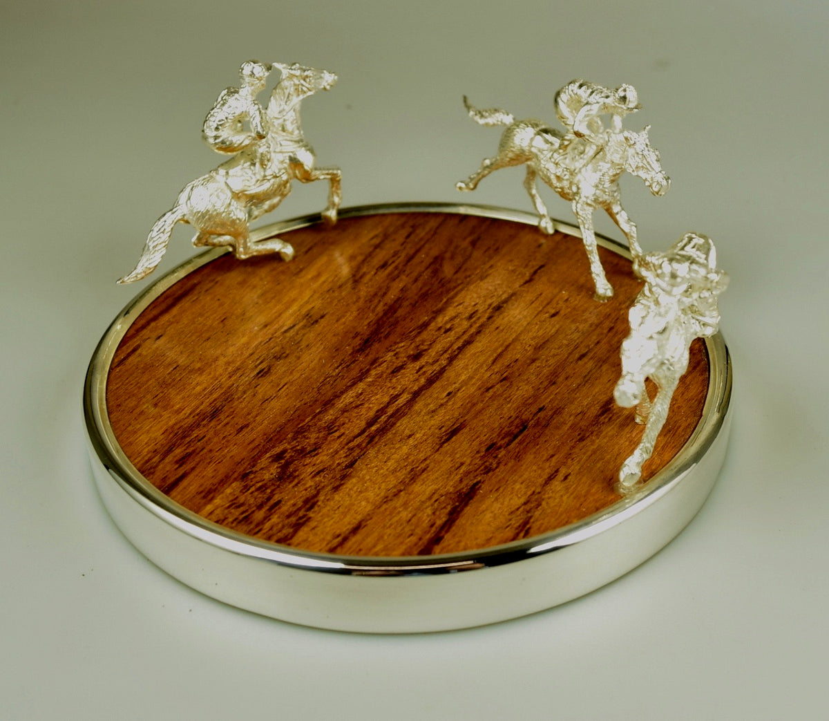 Racehorse Jockey Bottle Coaster