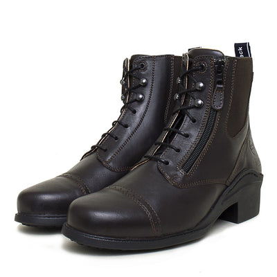 Bramham Zip Jodhpur Boots - Brown
