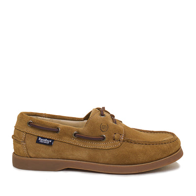 Barco Suede Deck Shoe -  Caramel