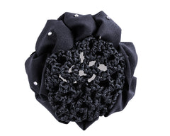 Hair Net and Bow - Flower Design