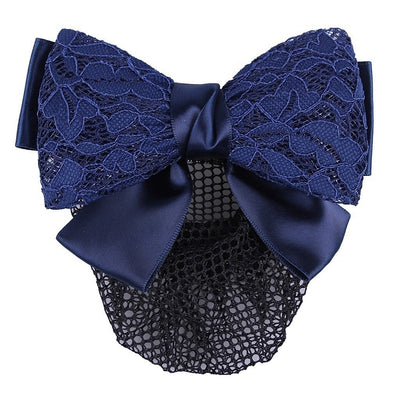 Lace Hair Net with Bow