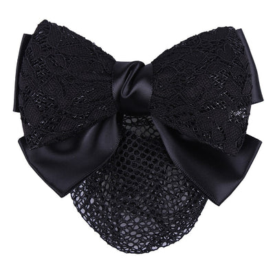 Lace Hair Net with Bow