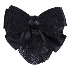 Lace Hair Net with Bow