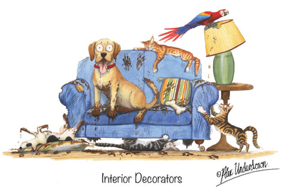 Dog Greeting Cards - Alex Underdown