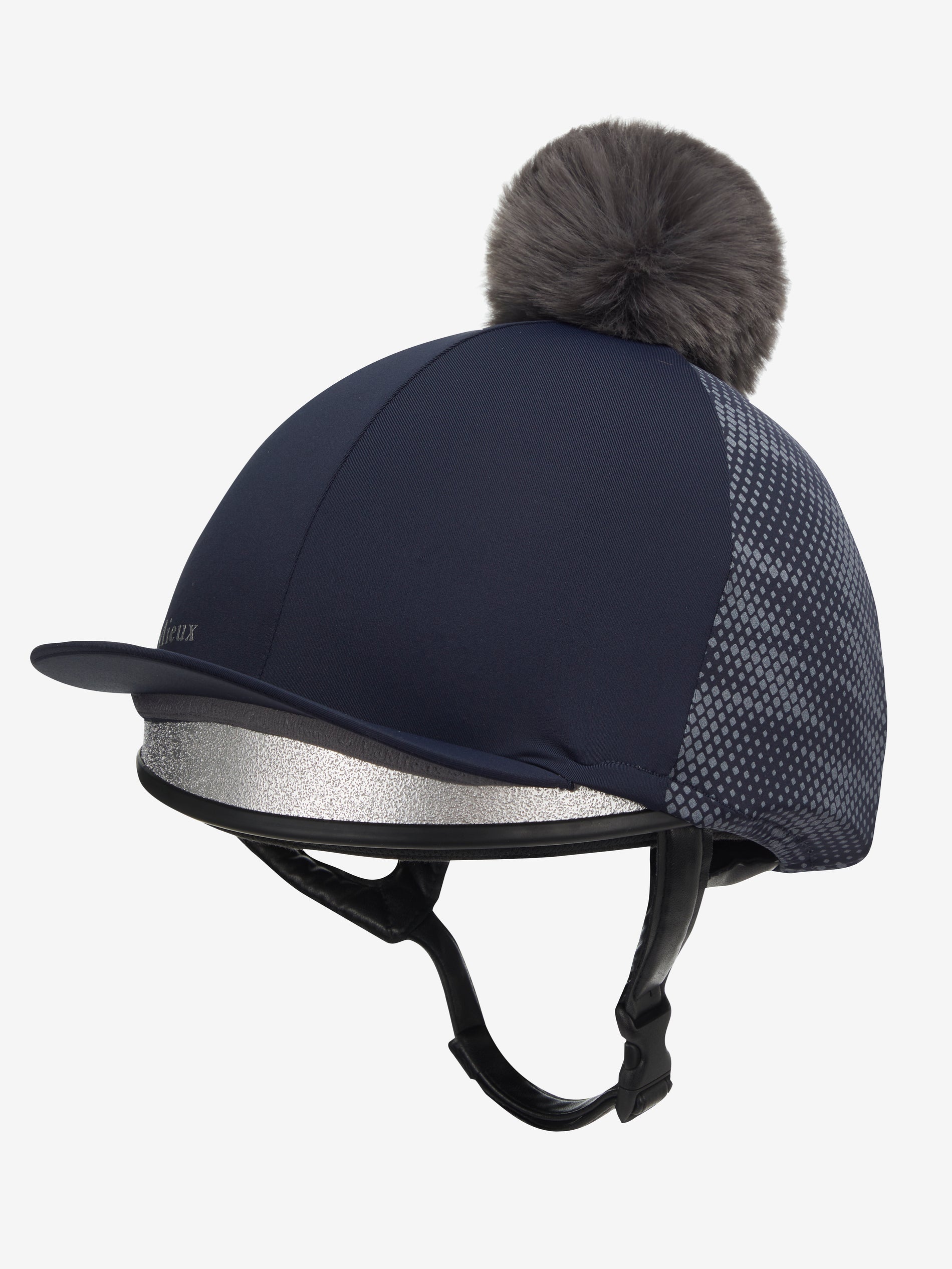 LeMieux Eleanor Reflective Pom Hat Silk