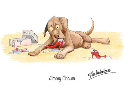 Dog Greeting Cards - Alex Underdown