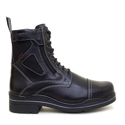 Kentucky Storm Waterproof Jodhpur Boots - Polished Black