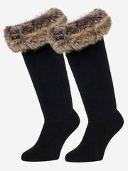 LeMieux Wellington Boot Sock with Faux Fur