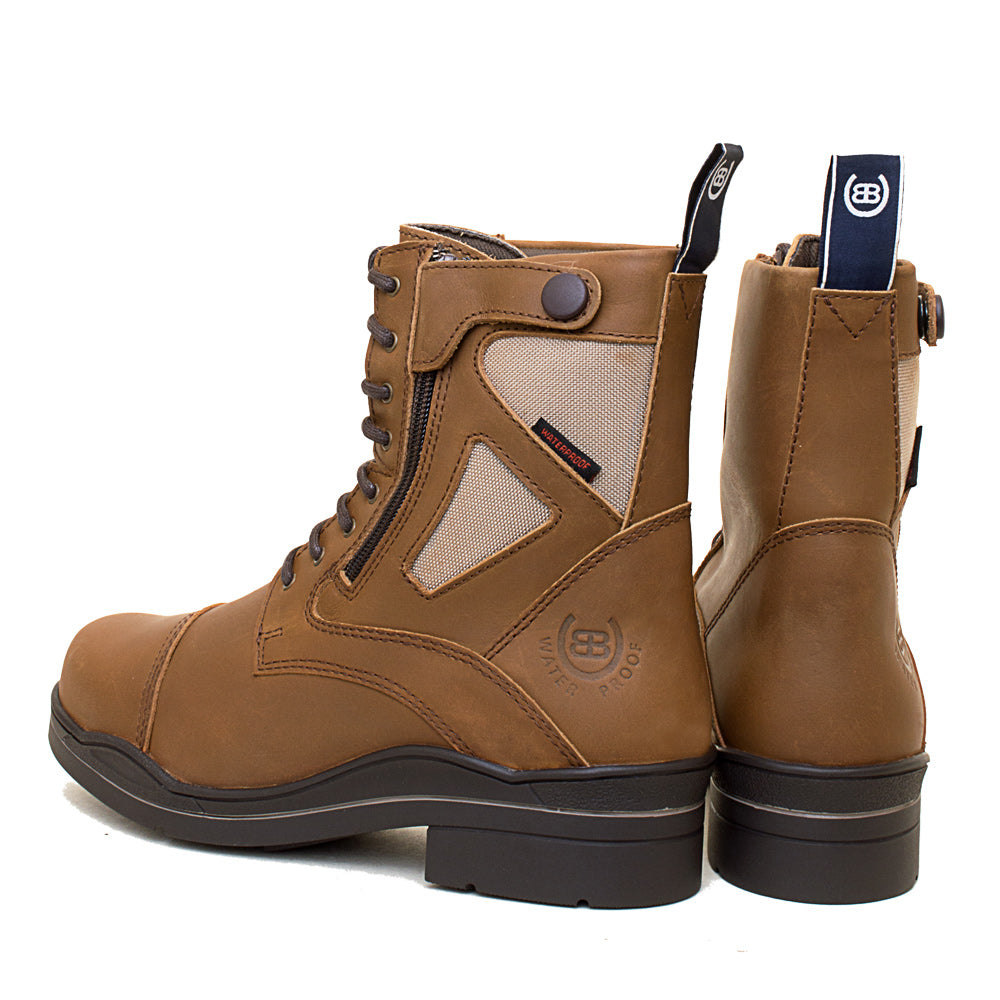 Kentucky Storm Waterproof Jodhpur Boots - Mocha