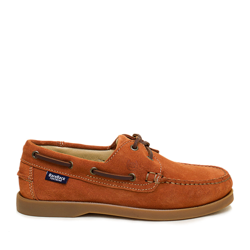 Barco Suede Deck Shoe - Burnt Orange