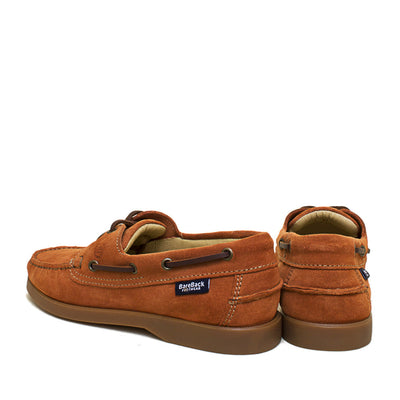 Barco Suede Deck Shoe - Burnt Orange