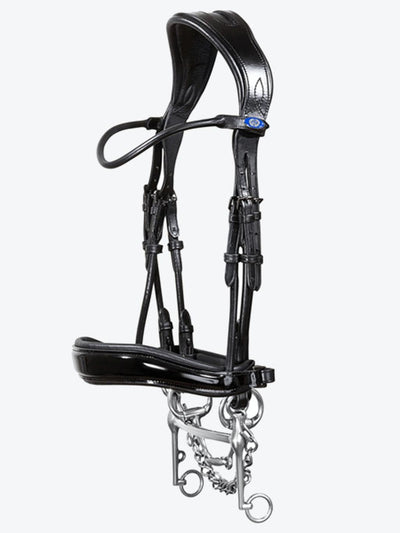 PS of Sweden Passage Lacquered Double Bridle
