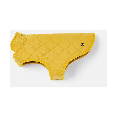 Joules Antique Gold Quilted Dog Coat